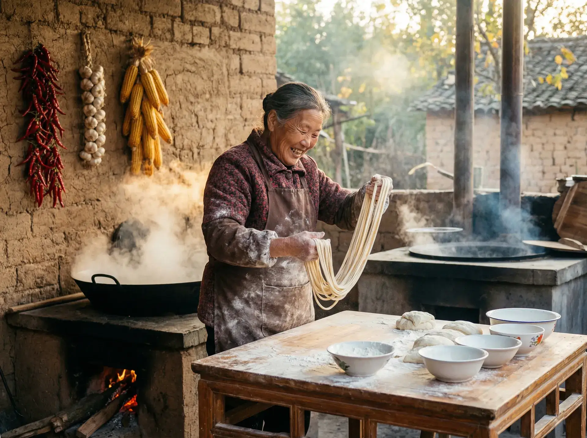 农家大嫂手擀面 - 24小时在线播放视频高清 乡村美食
